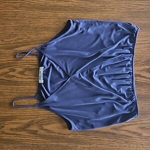 Sleeveless Cami Top Dark Airforce Blue